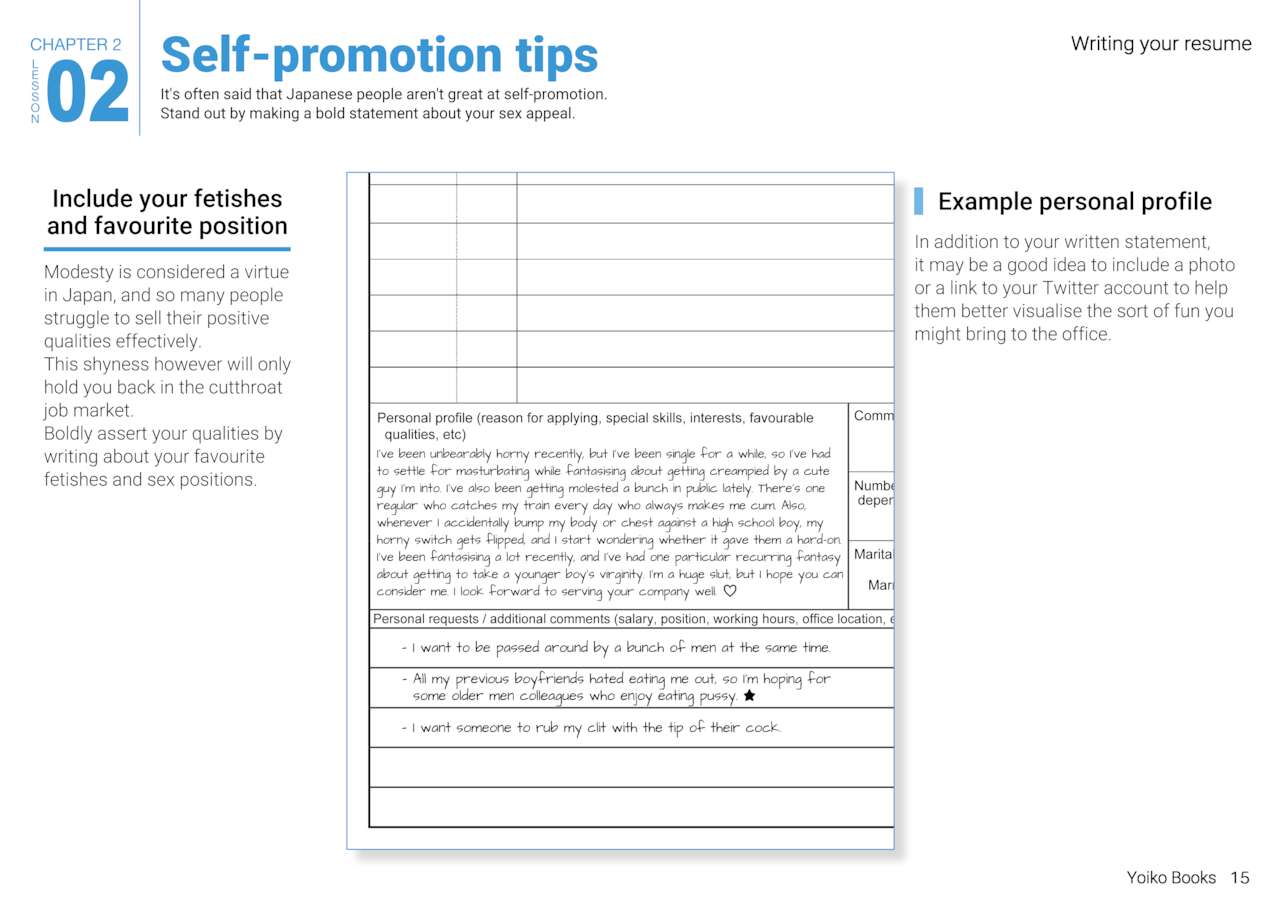 [よい子ブックス (アソコタケル)] 女性のための絶対に落ちない就活術 [英訳]